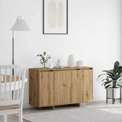 vidaXL Buffet chêne artisanal 120 x 41 x 75 cm Bois d'ingénierie - Publicité vidaXL Buffet chêne artisanal 120 x 41 x 75 cm Bois d'ingénierie - Publicité