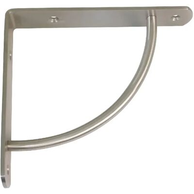 Amig Console d'étagère pour crémaillère - Nickel brossé - Publicité Amig Console d'étagère pour crémaillère - Nickel brossé - Publicité