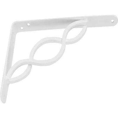 AMIG Console d'étagère 22 200 x 150 mm Acier Blanc - Publicité AMIG Console d'étagère 22 200 x 150 mm Acier Blanc - Publicité
