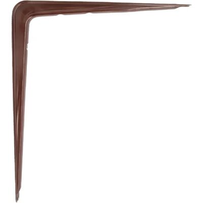 AMIG Console d'étagère 6 300 x 250 mm (12'' x 10'') Acier Marron - Publicité AMIG Console d'étagère 6 300 x 250 mm (12'' x 10'') Acier Marron - Publicité