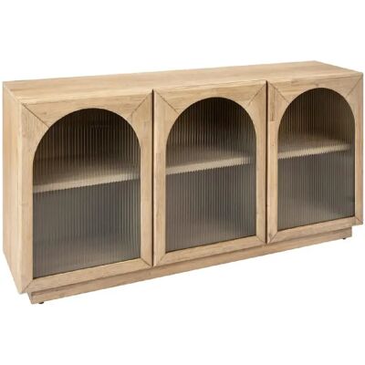 Atmosphera Buffet bahut 3 portes - Naturel - Publicité Atmosphera Buffet bahut 3 portes - Naturel - Publicité