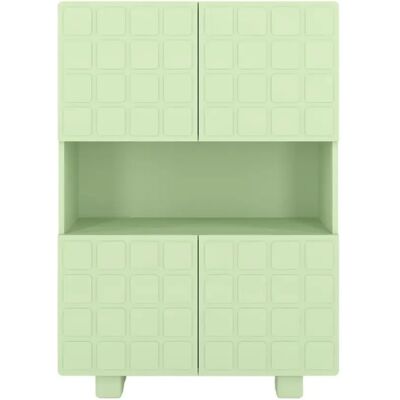 Skandica Buffet moderne Cubo - Vert - Publicité Skandica Buffet moderne Cubo - Vert - Publicité
