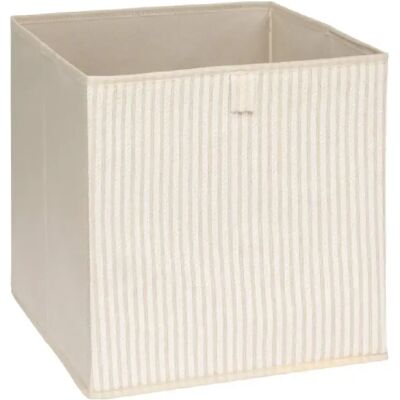 Five simply smart Boîte de rangement déco - Crème - Publicité Five simply smart Boîte de rangement déco - Crème - Publicité
