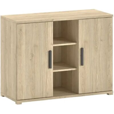 Vipack Commode 2 portes enfant - Marron - Publicité Vipack Commode 2 portes enfant - Marron - Publicité
