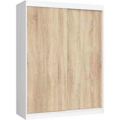 Akord Armoire coulissante – Blanc mat - Publicité Akord Armoire coulissante – Blanc mat - Publicité