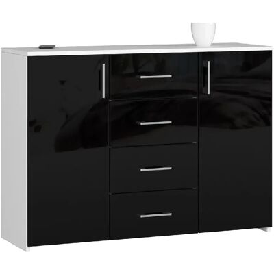 Akord Commode de rangement - Blanc mat - Publicité Akord Commode de rangement - Blanc mat - Publicité