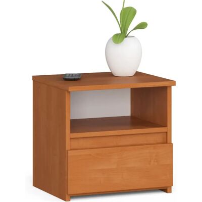 Akord Chevet De Rangement Finition Aulne Style Classique 40X35X40 - Publicité Akord Chevet De Rangement Finition Aulne Style Classique 40X35X40 - Publicité