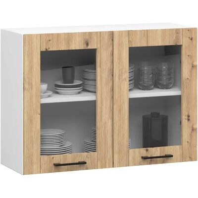 Akord Meuble haut de cuisine vitrine - Blanc mat - Publicité Akord Meuble haut de cuisine vitrine - Blanc mat - Publicité