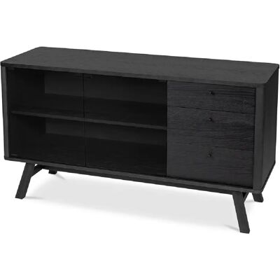 ICONIK INTERIOR Buffet scandinave en bois - Nari Noir - Publicité ICONIK INTERIOR Buffet scandinave en bois - Nari Noir - Publicité