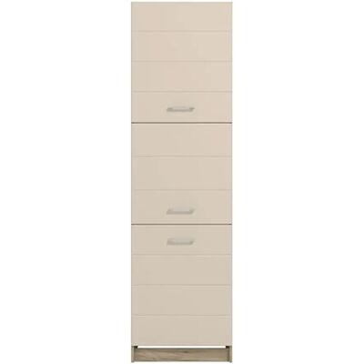 Pegane Colonne de cuisine 3 portes couleur beige brillant / chêne - Longueur 60 x Profondeur 57.5 x Hauteur 214.5 cm - Publicité Pegane Colonne de cuisine 3 portes couleur beige brillant / chêne - Longueur 60 x Profondeur 57.5 x Hauteur 214.5 cm - Publicité