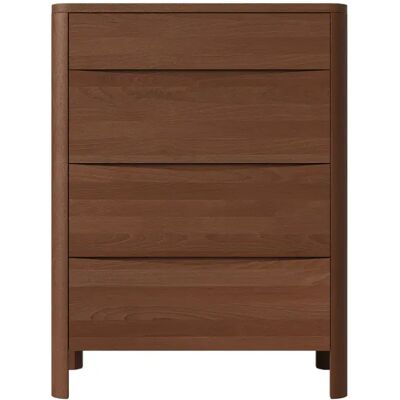 Visby Commode chiffonnier 6 tiroirs - Noyer - Publicité Visby Commode chiffonnier 6 tiroirs - Noyer - Publicité