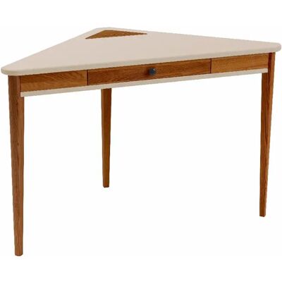 Ashme Bureau d'angle avec tiroir, 114 x 61, Brun beige, chêne, Ragaba - Publicité Ashme Bureau d'angle avec tiroir, 114 x 61, Brun beige, chêne, Ragaba - Publicité