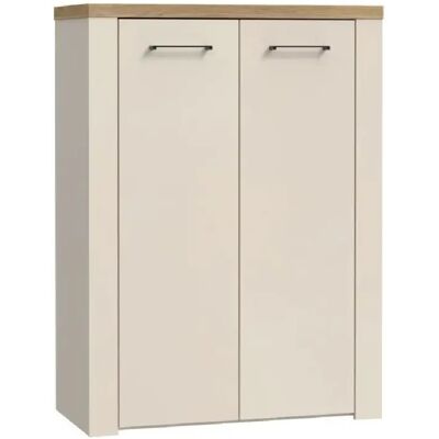 Générique Armoire à chaussures Nelleke - Sable - Publicité Générique Armoire à chaussures Nelleke - Sable - Publicité