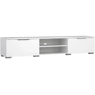 HOME AFFAIRE Match TV-Board - Meuble TV, Blanc Haute Brillance, 172,7cm - Publicité HOME AFFAIRE Match TV-Board - Meuble TV, Blanc Haute Brillance, 172,7cm - Publicité