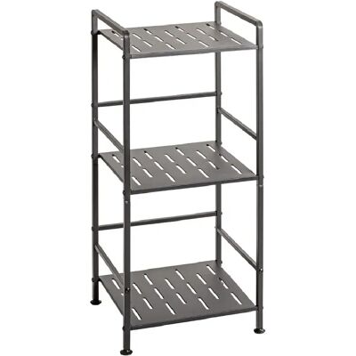 Pegane Étagère 3 niveaux métal - Anthracite - Publicité Pegane Étagère 3 niveaux métal - Anthracite - Publicité