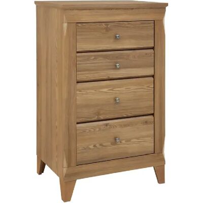 Pegane Commode chiffonnier 4 tiroirs - Bois - Publicité Pegane Commode chiffonnier 4 tiroirs - Bois - Publicité