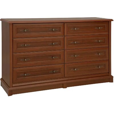 Pegane Commode buffet 8 tiroirs - Châtaignier - Publicité Pegane Commode buffet 8 tiroirs - Châtaignier - Publicité