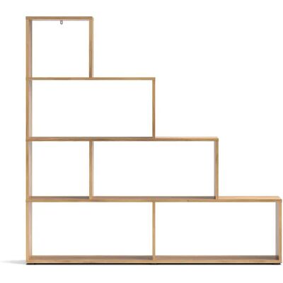 Pegane Bibliothèque Étagère type échelle avec 4 étagères coloris Chêne Mauvella - Publicité Pegane Bibliothèque Étagère type échelle avec 4 étagères coloris Chêne Mauvella - Publicité