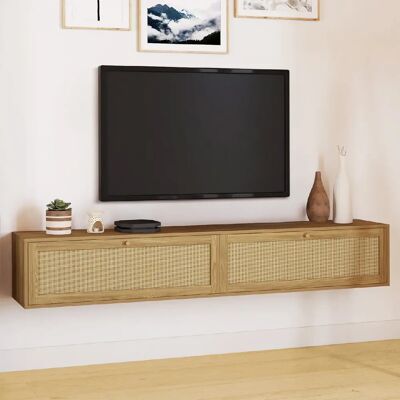 Idmarket Meuble TV 180 cm HANAE - Publicité Idmarket Meuble TV 180 cm HANAE - Publicité