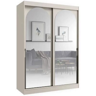 OTITEC Bibliothèque pour Séjour en Bois Beige H. 215 x l. 150 x P. 65 cm - Publicité OTITEC Bibliothèque pour Séjour en Bois Beige H. 215 x l. 150 x P. 65 cm - Publicité