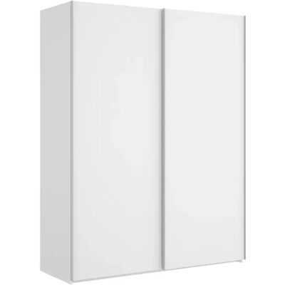 Pegane Armoire placard de rangement à 2 portes coulissantes, coloris blanc brillant - Publicité Pegane Armoire placard de rangement à 2 portes coulissantes, coloris blanc brillant - Publicité