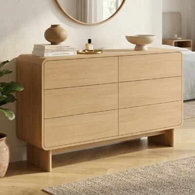 Idmarket COMMODE 6 TIROIRS - Publicité Idmarket COMMODE 6 TIROIRS - Publicité