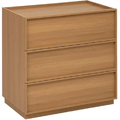 Pegane Commode meuble de rangement à 3 tiroirs, coloris marron - Longueur 80 x Profondeur 48 x Hauteur 78 cm - Publicité Pegane Commode meuble de rangement à 3 tiroirs, coloris marron - Longueur 80 x Profondeur 48 x Hauteur 78 cm - Publicité