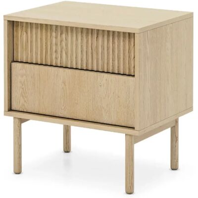 Selsey - Table de chevet TAVO – 53 cm – chêne de Crémone - Publicité Selsey - Table de chevet TAVO – 53 cm – chêne de Crémone - Publicité
