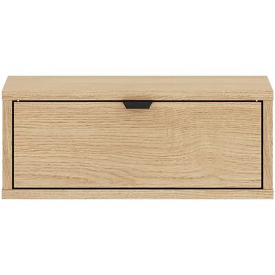 Selsey- Table de chevet suspendue avec tiroir HEGGERS – 45 cm – Chêne mavelie - Publicité Selsey- Table de chevet suspendue avec tiroir HEGGERS – 45 cm – Chêne mavelie - Publicité