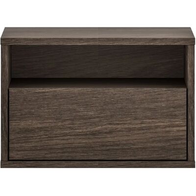 Selsey- Table de chevet suspendue avec tiroir et niche HEGGERS – 45 cm – Chêne dunin - Publicité Selsey- Table de chevet suspendue avec tiroir et niche HEGGERS – 45 cm – Chêne dunin - Publicité