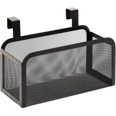 Five Simply Smart Panier de Rangement sur Porte Spacy 25cm Noir - Publicité Five Simply Smart Panier de Rangement sur Porte Spacy 25cm Noir - Publicité