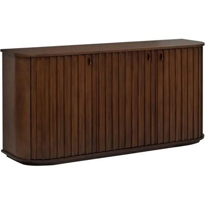 ATMOSPHERA Buffet 3 Portes en Bois Rikaya 160cm Marron - Publicité ATMOSPHERA Buffet 3 Portes en Bois Rikaya 160cm Marron - Publicité