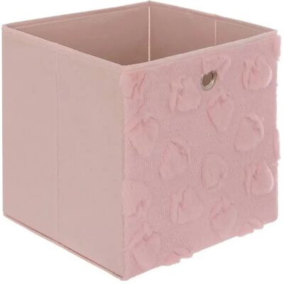 ATMOSPHERA Boîte de Rangement Enfant Fraci 30x30cm Rose - Publicité ATMOSPHERA Boîte de Rangement Enfant Fraci 30x30cm Rose - Publicité