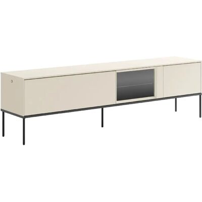 SELSEY - Meuble TV BELLEZO - 196 cm - crème - Publicité SELSEY - Meuble TV BELLEZO - 196 cm - crème - Publicité