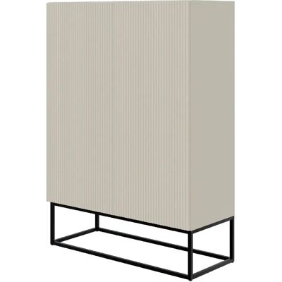 SELSEY - Commode hauteVELDIO - 90 cm - Grege - Publicité SELSEY - Commode hauteVELDIO - 90 cm - Grege - Publicité