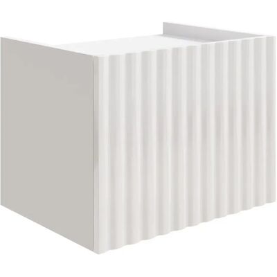 SELSEY - Table de chevet FIORRA - 48 cm - Blanc - Publicité SELSEY - Table de chevet FIORRA - 48 cm - Blanc - Publicité