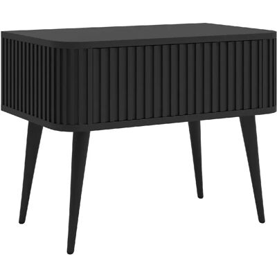 SELSEY - Table de chevet OVARLO - 63,2 cm - Noir - Publicité SELSEY - Table de chevet OVARLO - 63,2 cm - Noir - Publicité