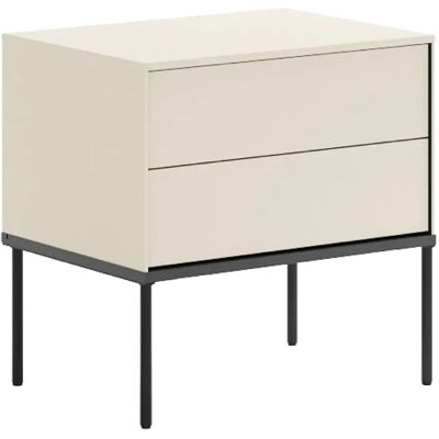SELSEY - Table de chevet BELLEZO - 55,3 cm - crème - Publicité SELSEY - Table de chevet BELLEZO - 55,3 cm - crème - Publicité