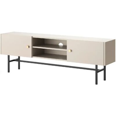 SELSEY - Meuble TV DIVENOS - 155 cm - grège - Publicité SELSEY - Meuble TV DIVENOS - 155 cm - grège - Publicité