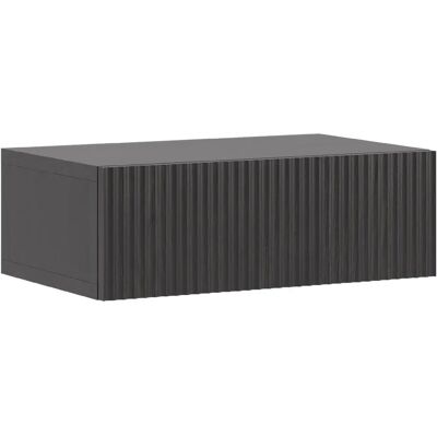 Selsey NOLIE - Table de nuit - avec tiroir suspendu - 50cm - Bois Portland noir - Publicité Selsey NOLIE - Table de nuit - avec tiroir suspendu - 50cm - Bois Portland noir - Publicité