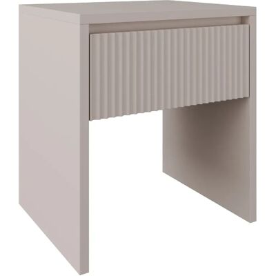 SELSEY - Table de chevet VEMMI - 45 cm - Gris Cachemire - Publicité SELSEY - Table de chevet VEMMI - 45 cm - Gris Cachemire - Publicité