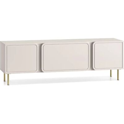 SELSEY - Meuble TV LOPPA - 160 cm - beige cachemire - Publicité SELSEY - Meuble TV LOPPA - 160 cm - beige cachemire - Publicité