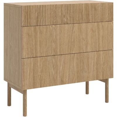 SELSEY - Commode NOLIE - 90 cm - Chêne - Publicité SELSEY - Commode NOLIE - 90 cm - Chêne - Publicité