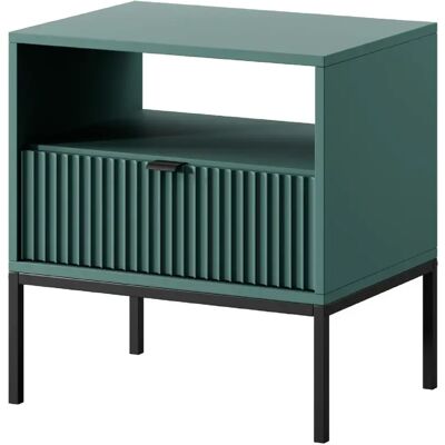 SELSEY - Table de chevet VELLORE - 54 cm - Vert - Publicité SELSEY - Table de chevet VELLORE - 54 cm - Vert - Publicité