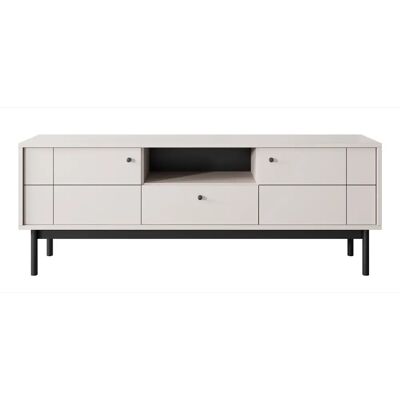 SELSEY - Meuble TV JAPANDIES - 153 cm - grège - Publicité SELSEY - Meuble TV JAPANDIES - 153 cm - grège - Publicité