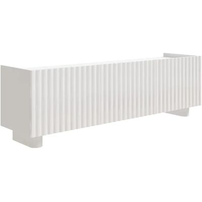 SELSEY - Meuble TV FIORRA - 144 cm - blanc brillant - Publicité SELSEY - Meuble TV FIORRA - 144 cm - blanc brillant - Publicité