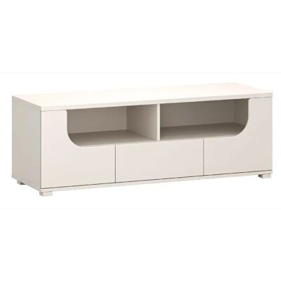 SELSEY - Meuble TV VALLES - 130 cm - gris cachemire - Publicité SELSEY - Meuble TV VALLES - 130 cm - gris cachemire - Publicité