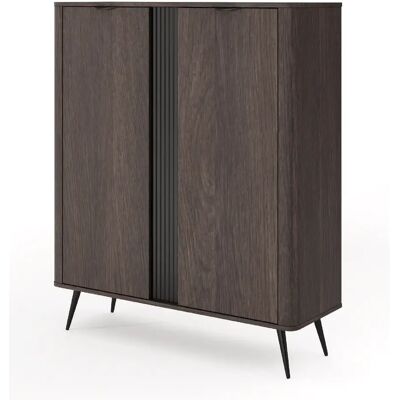 SELSEY - Buffet haut VERIS - 113 cm - chêne Dunin - Publicité SELSEY - Buffet haut VERIS - 113 cm - chêne Dunin - Publicité