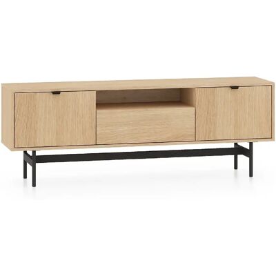 SELSEY - Meuble TV Heggers – 150 cm – Chêne mavelie - Publicité SELSEY - Meuble TV Heggers – 150 cm – Chêne mavelie - Publicité
