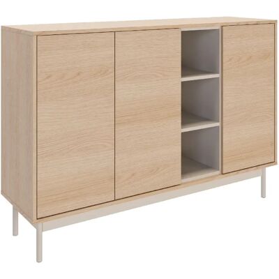 SELSEY - Buffet LAYEN - 138 cm - Grege - Publicité SELSEY - Buffet LAYEN - 138 cm - Grege - Publicité